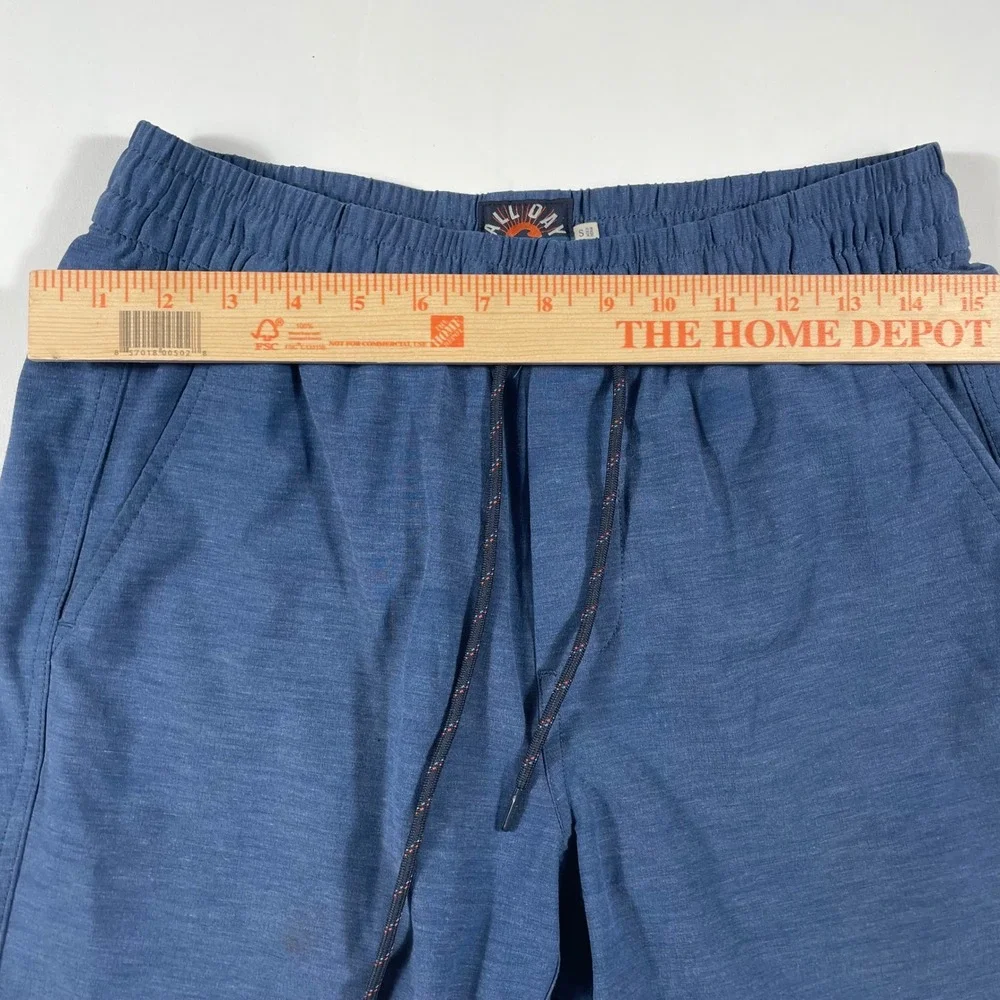 Faherty All Day Shorts Mens Small Recycled Stretch Drawstring Blue Peformance